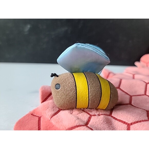 Disney Parks Babies Winnie The Pooh Plush Bee Honey Comb Blanket Lovey Swaddle - Picture 3 of 10